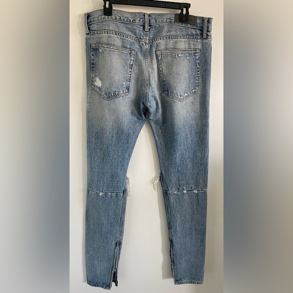 Fear of god 34W indigo blue selvedge denim jeans 4th collection 2015 2nd batch - Picture 3 of 15